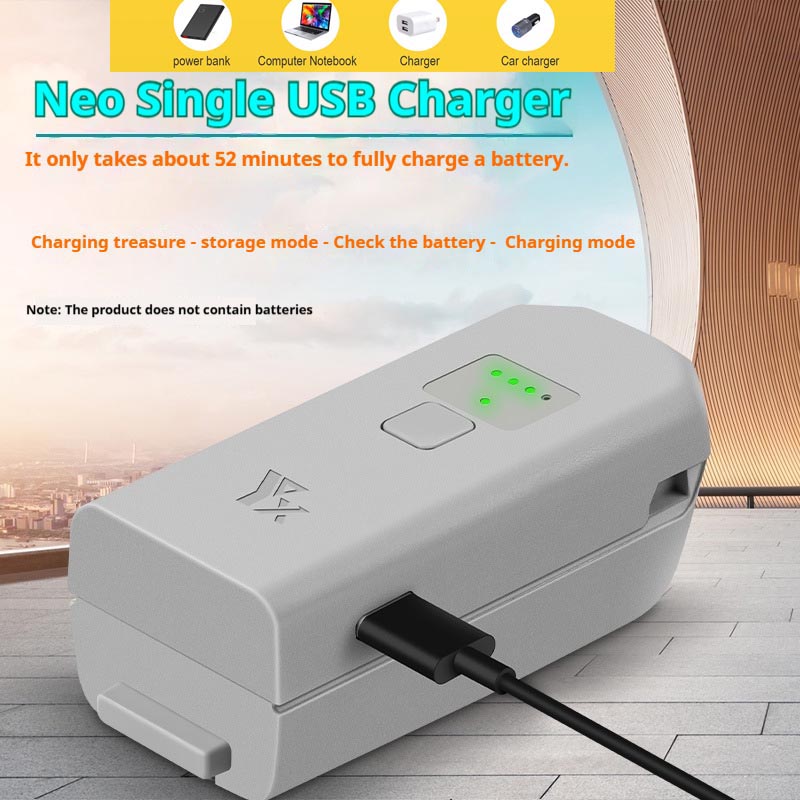 Drone Battery Adapter - Chargeur de batterie USB bidirectionnel pour