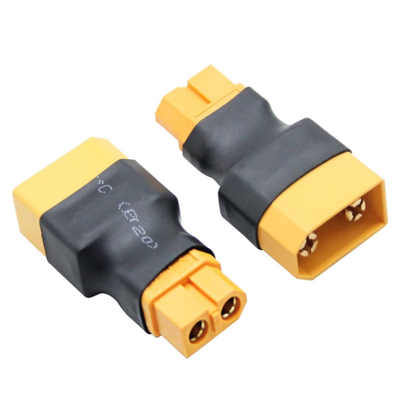 Drone Battery Adapter - Lot de 2 adaptateurs XT90 mâle/femelle