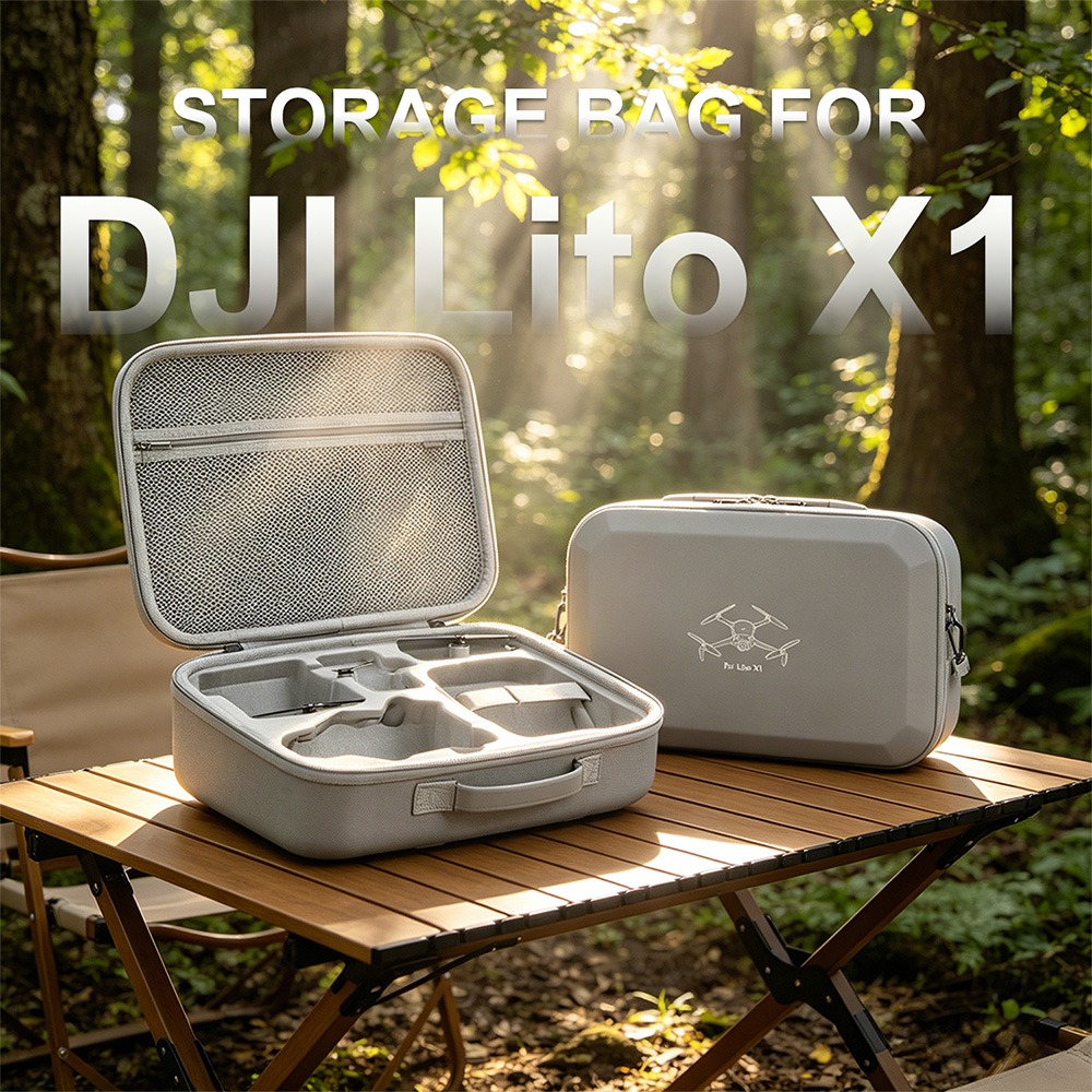 Drone Carrying Case - Sac de transport rigide en cuir
