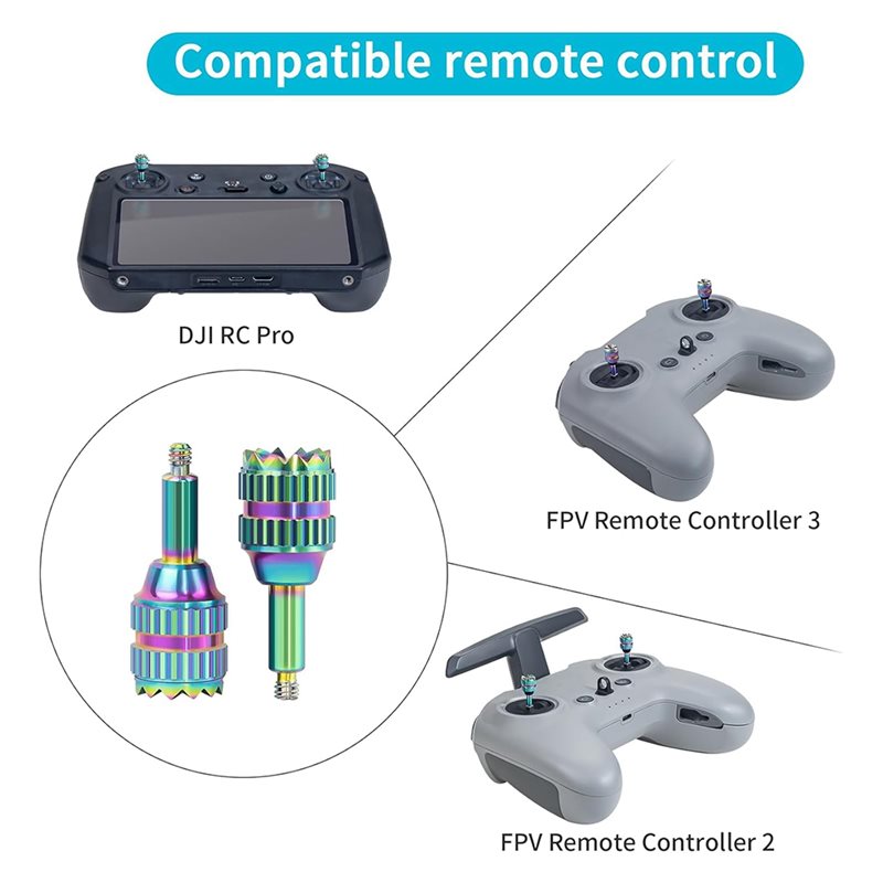 Manettes de contrôle métalliqu - Drone Control Stick avis et prix