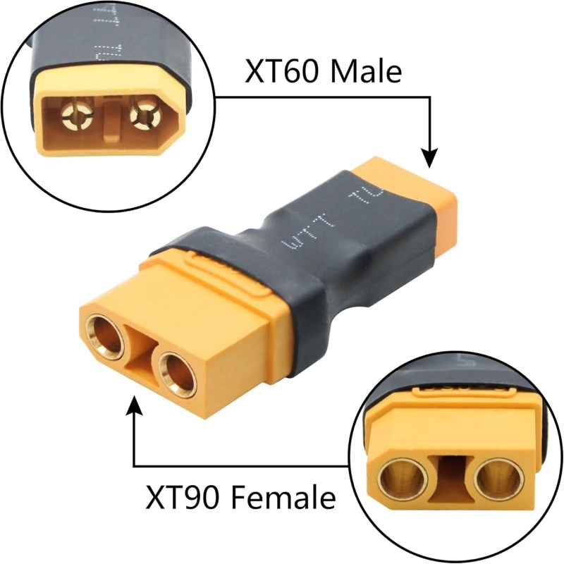 Lot de 2 adaptateurs XT90 mâle - Drone Battery Adapter avis et prix