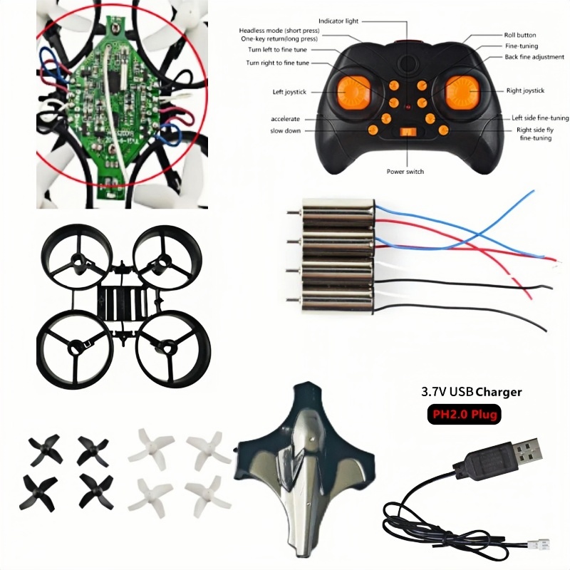 Kit complet de drone DIY 2.4G  - Drone Battery Adapter avis et prix