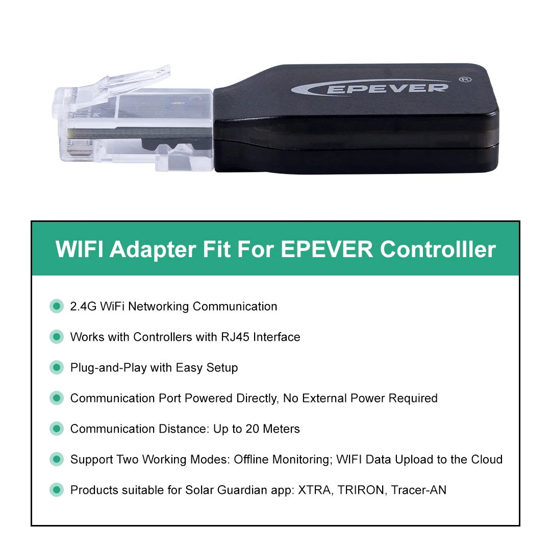 EPEVER WiFi 2.4G RJ45 D WIFI B - Drone Solar Charger avis et prix
